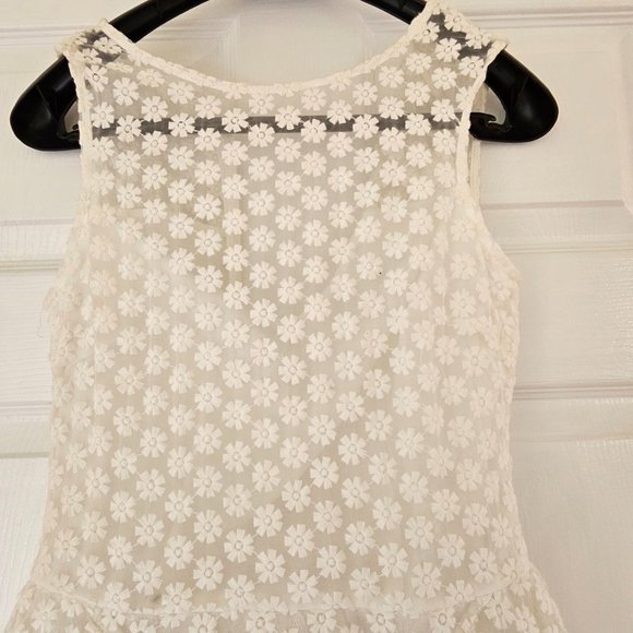 Gorgeous Vintage Daisy Embossed Dress With Crinalin - Picture 5 of 6